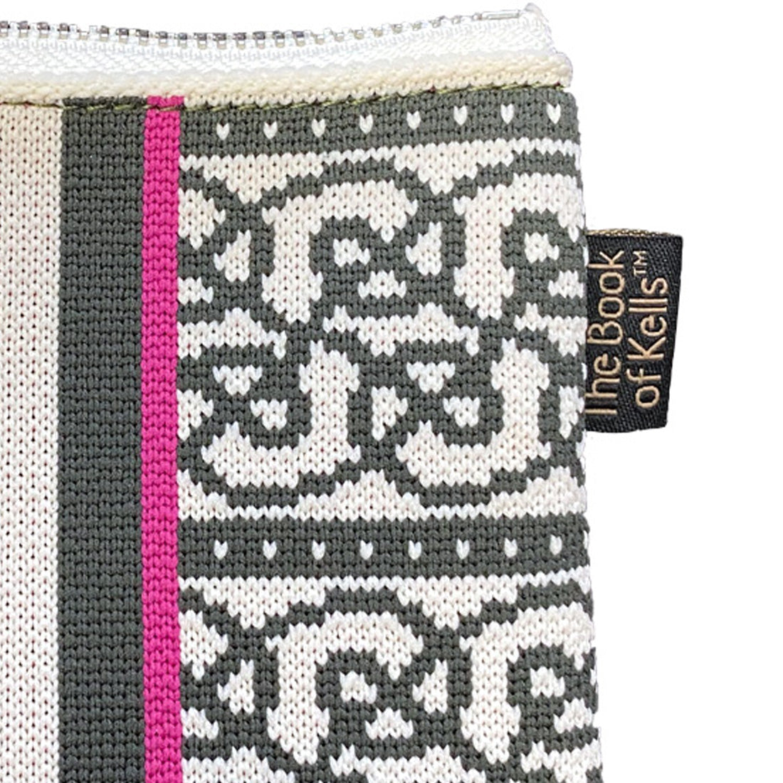 BK Jacquard Purse in Thyme Green & Pink
