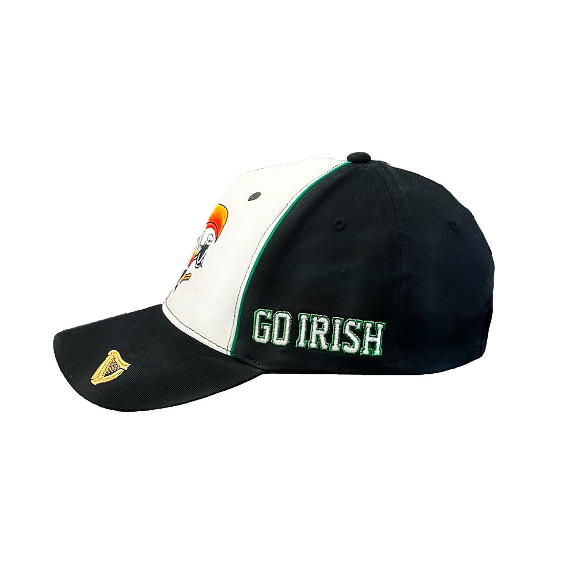 BLACK/WHITE NOTRE DAME GUINNESS TOUCAN BASEBALL CAP