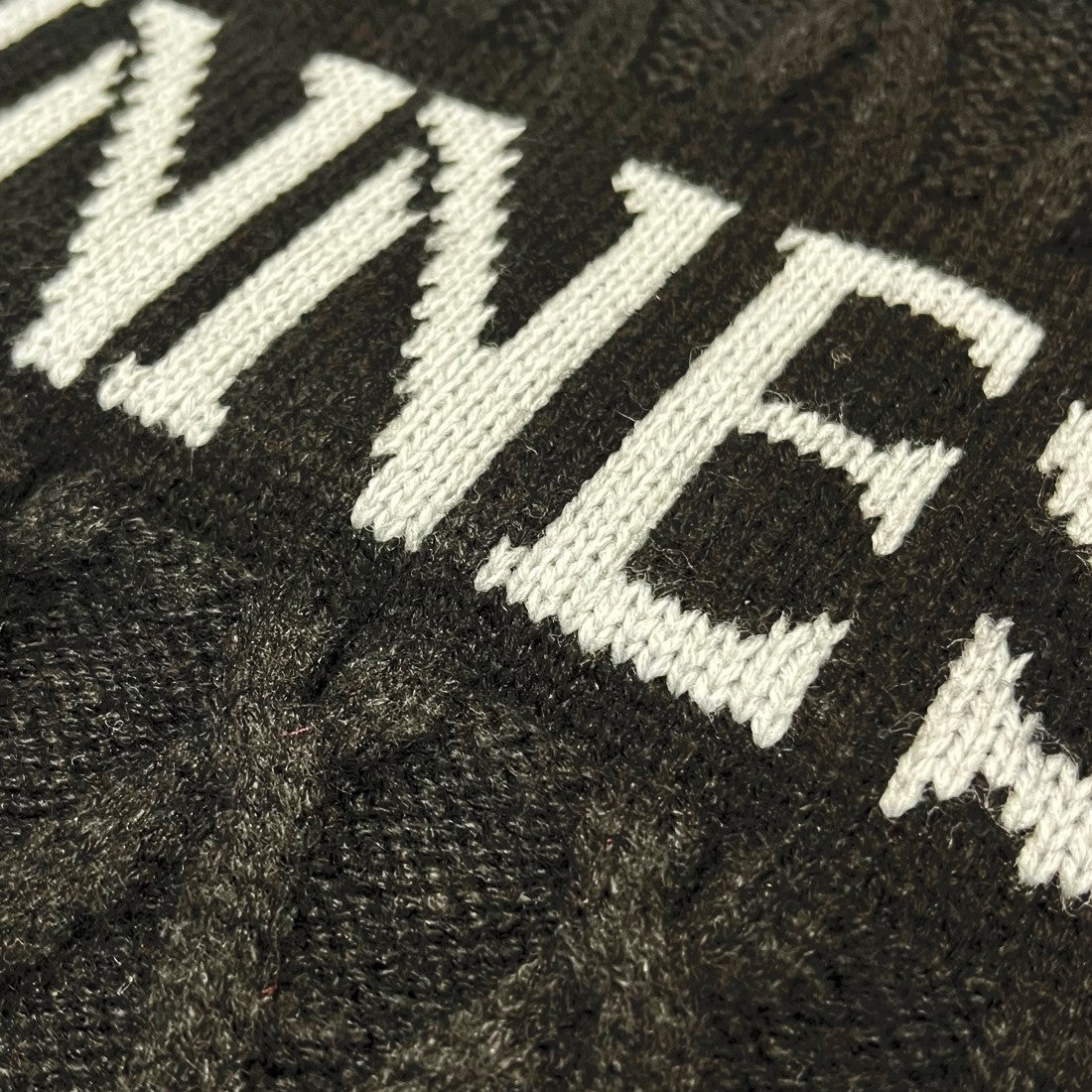 Guinness “Aran Knit” Jumper in Black