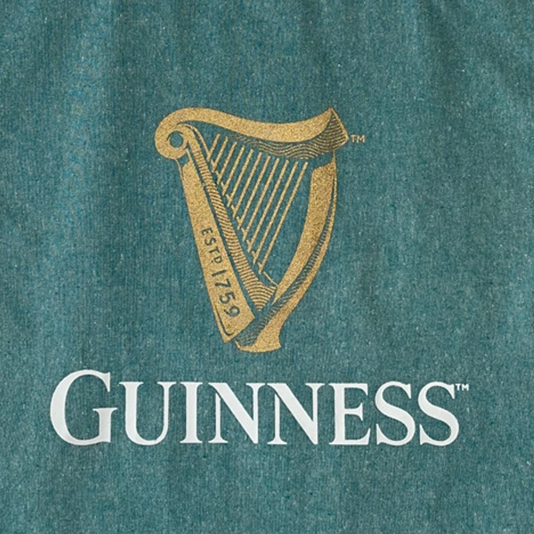 Guinness Piqué Cotton Tote Bag in Green