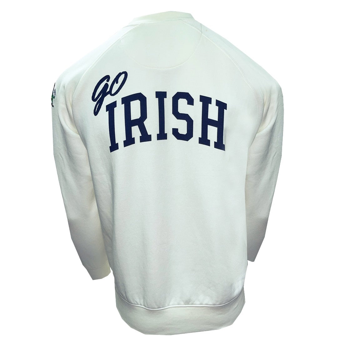 Ireland Notre Dame Sweatshirt in Cream & Blue
