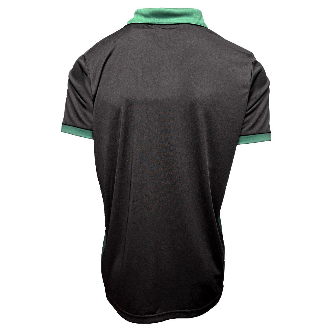 Ireland Shamrock Performance Polo Shirt in Black & Green