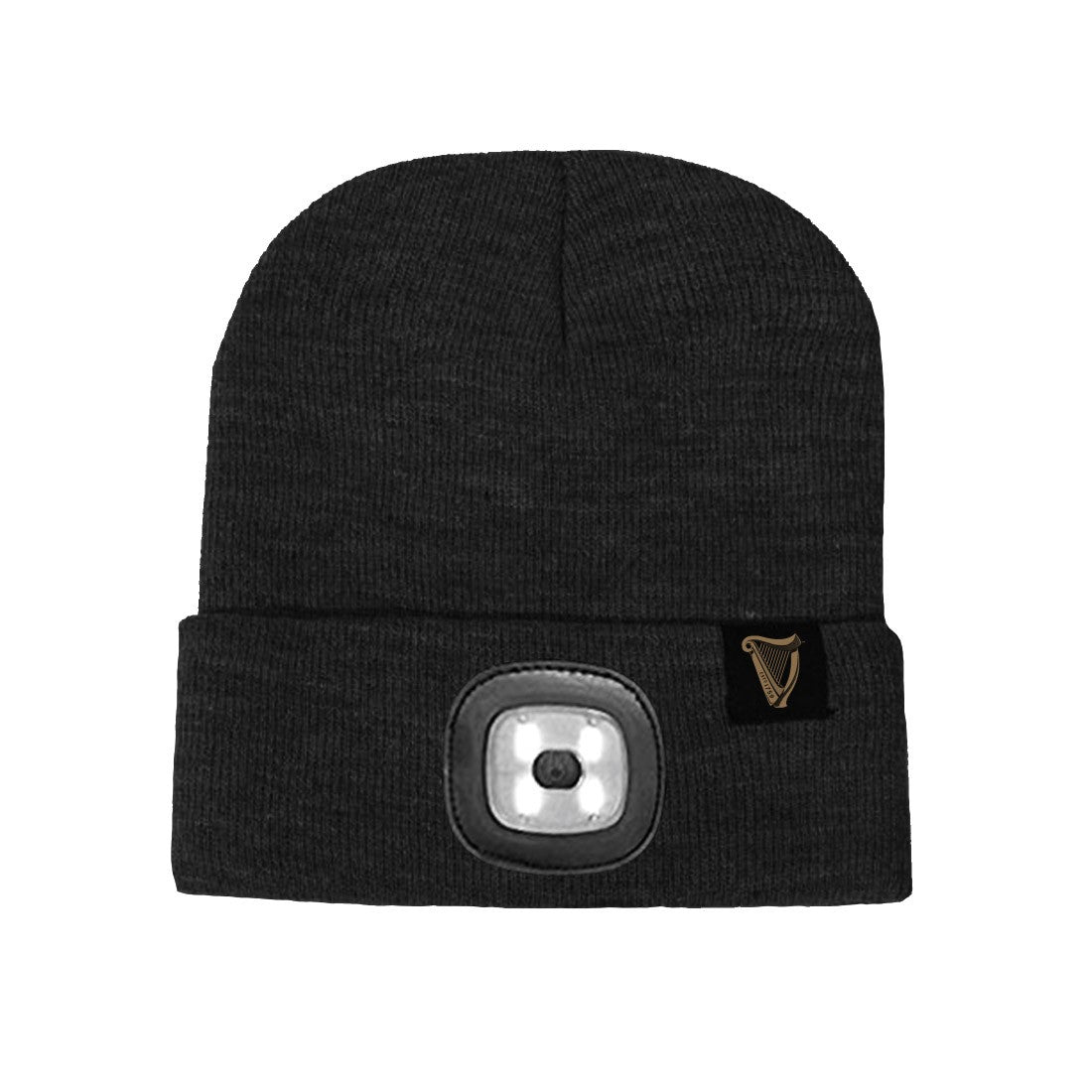 Guinness Led Head Light Beanie in Black