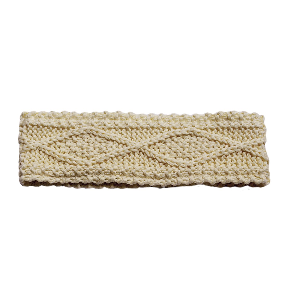 Patrick Francis Ireland Cream Chunky Aran Knit Headband