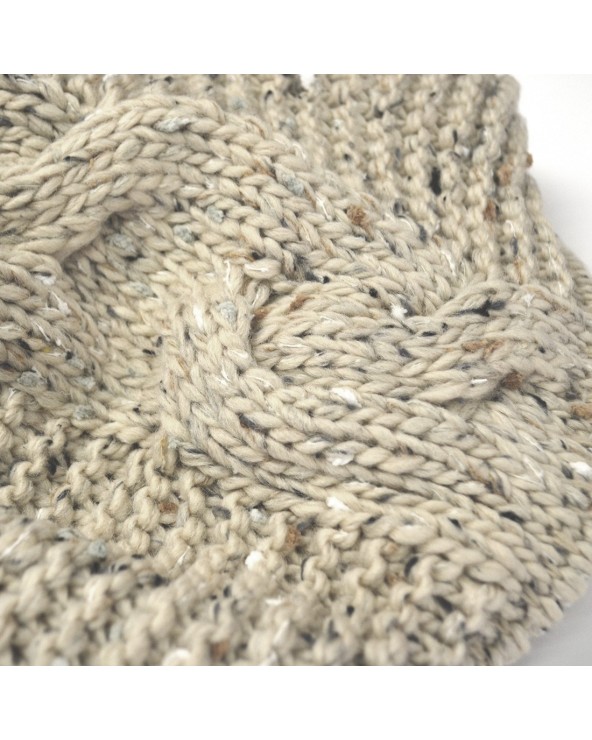 Patrick Francis Ireland Oatmeal Speckled Wool Snood