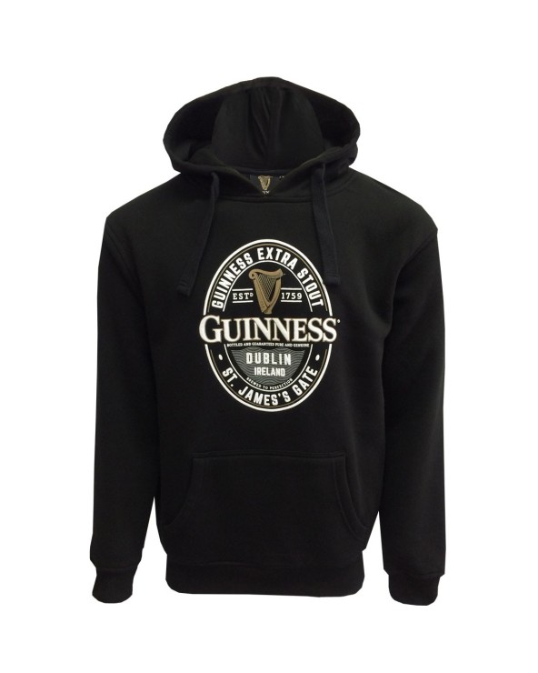 Guinness Black English Label Unisex Hoodie