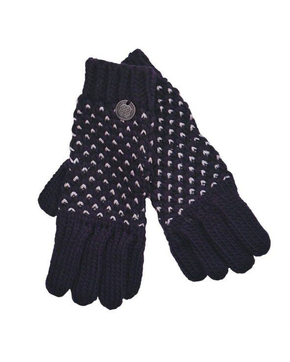 Patrick Francis Ireland Navy/ Silver Lurex Gloves