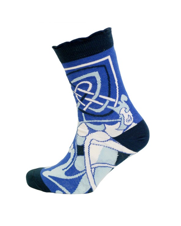 Book of Kells Blue/ Navy Celtic Ladies Socks