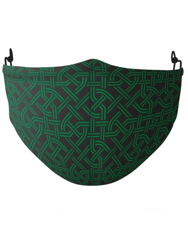 Adults Black Celtic Knot Barrier Mask (NSAI SWIFT 19 Compliant)