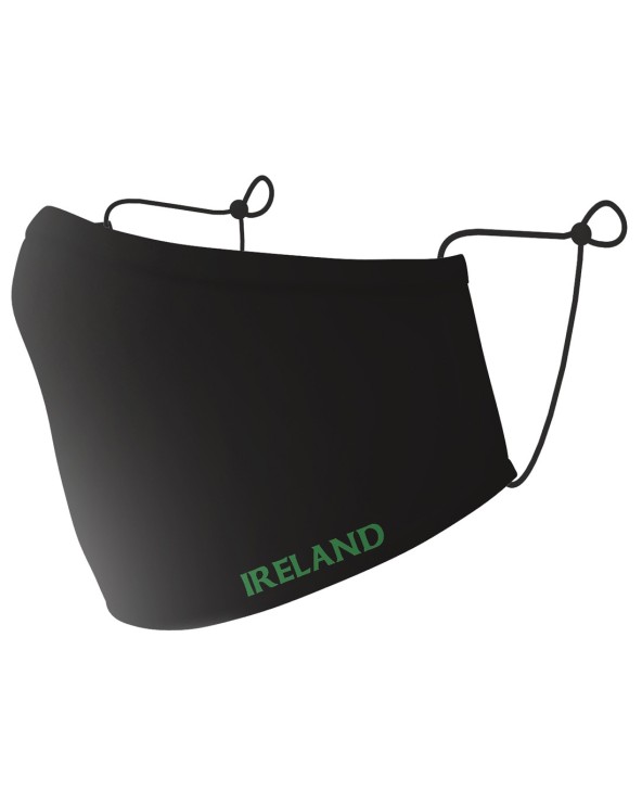 Adults Black Ireland Barrier Mask, (NSAI SWIFT 19 Compliant)