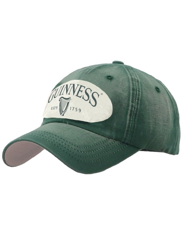 Guinness Bottle Green Distressed Baseball Cap