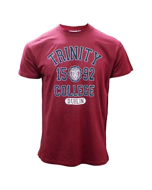 Trinity College Dublin Burgundy 1592 T-shirt
