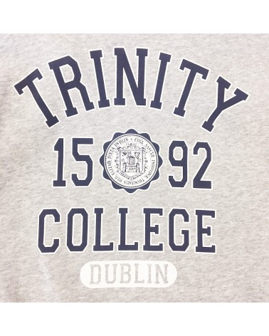 Trinity College Dublin Grey Marl/ Navy 1592 Hoodie
