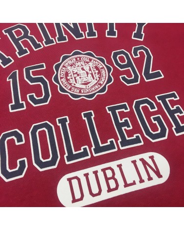 Trinity College Dublin Burgundy/ Navy 1592 Sweatshirt