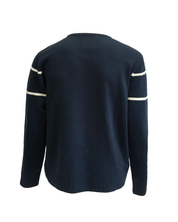 Trinity College Dublin Navy/ Natural Knitted Jumper