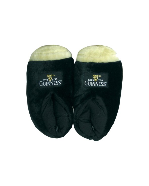 Black Guinness Pint Fun Slippers