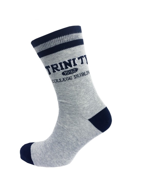 Trinity College Dublin Grey/ navy Sock