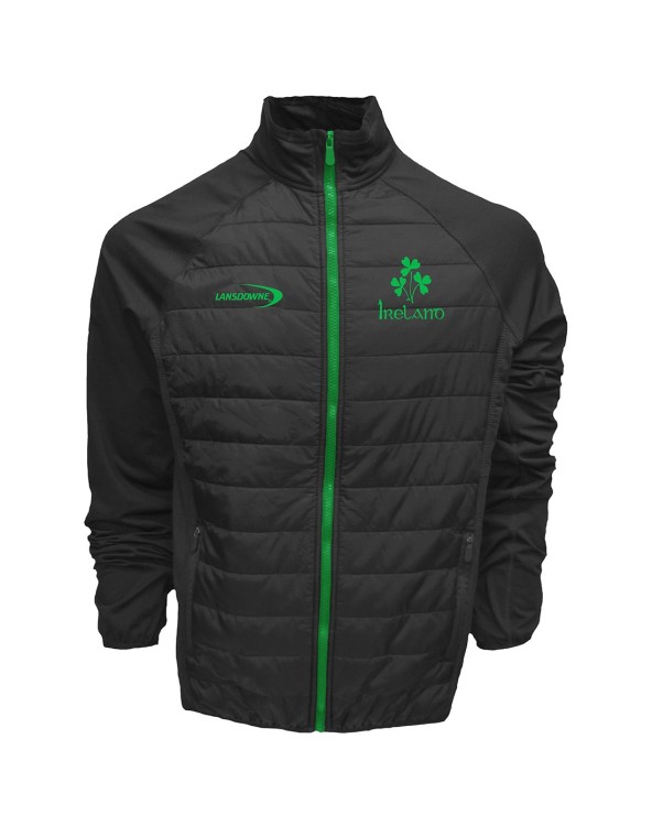 Lansdowne Sports Official Collection Black Quilted Performance Jacket