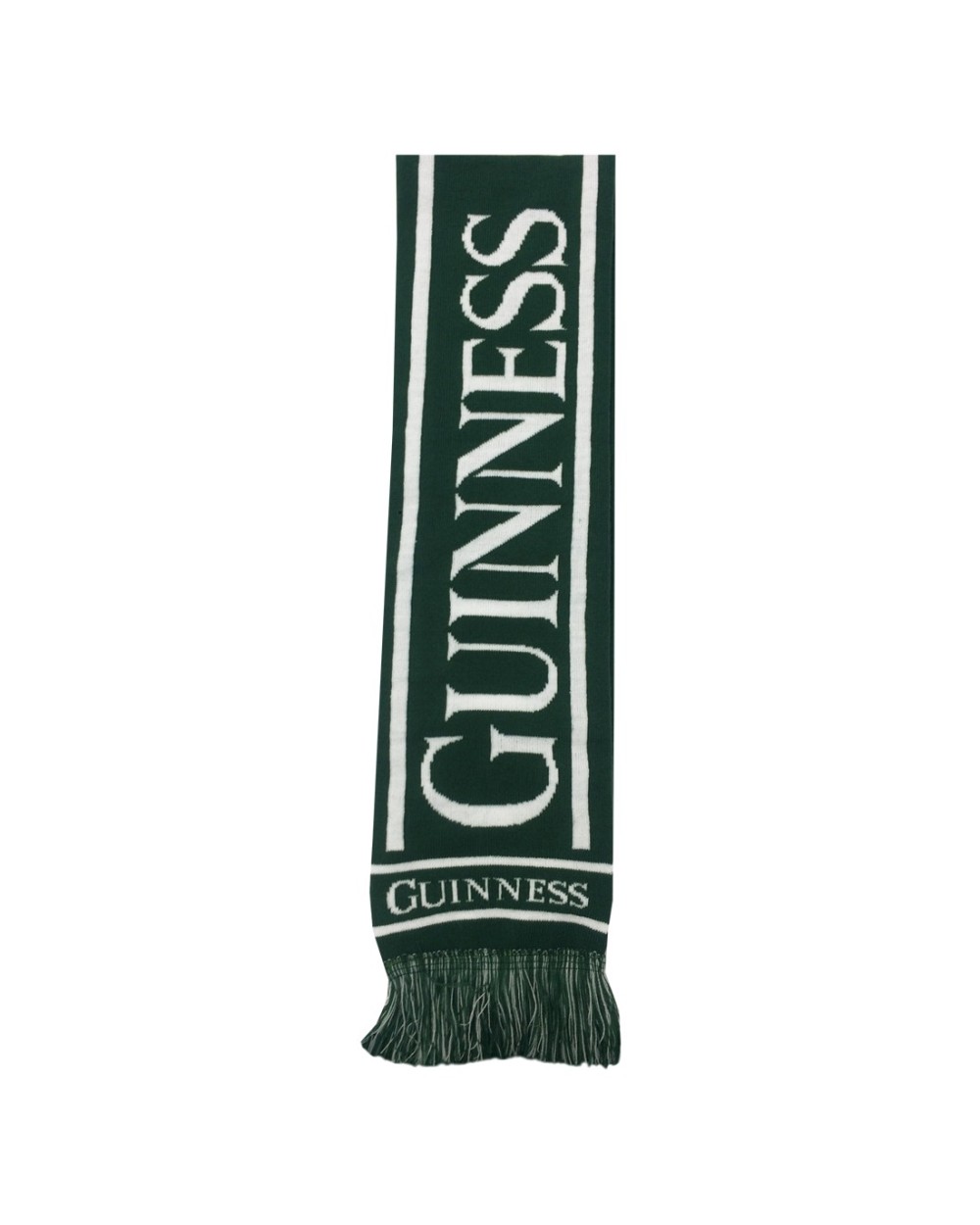 Guinness Bottle Green Cream Knit Scarf