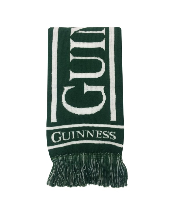 Guinness Bottle Green Cream Knit Scarf