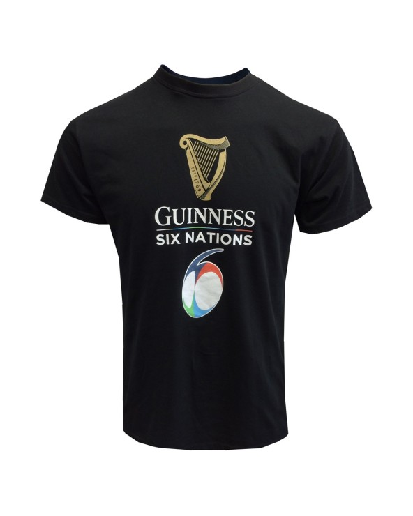 Guinness Black 6 Nations Rugby T-shirt