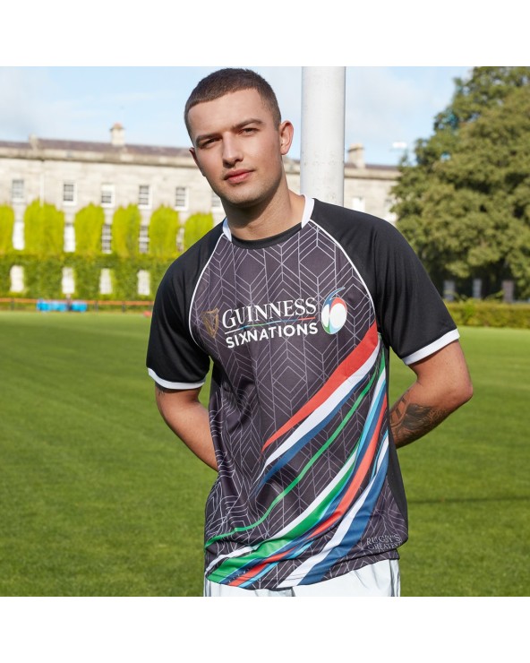Guinness Black 6 Nations Sublimated Performance T-shirt