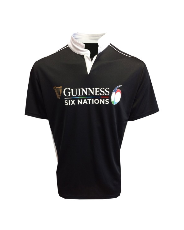 Guinness Black 6 Nations Performance Rugby Shirt