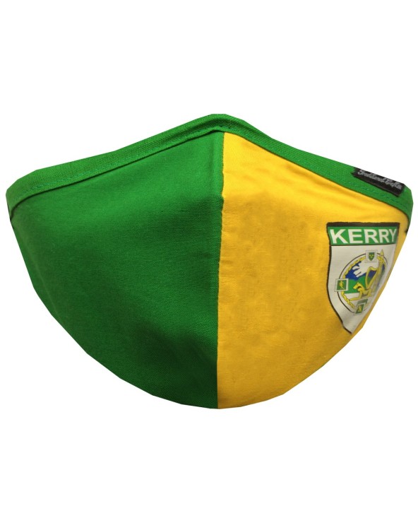 Adult Green/Yellow Kerry Barrier Mask (NSAI SWIFT 19 Compliant)
