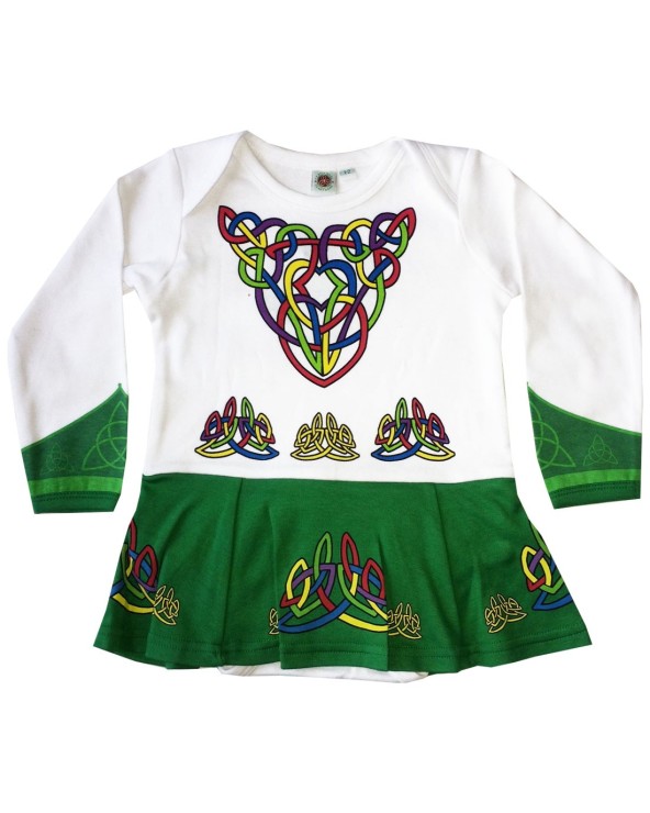 Green Irish Dancer Dress Baby Vest
