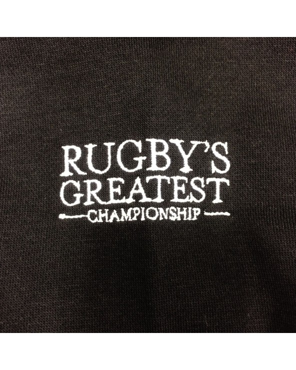 Guinness Six Nations Black and Pewter Woven Patch Hoodie