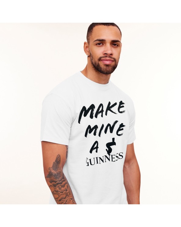 Guinness "Make Mine A" T-shirt in White