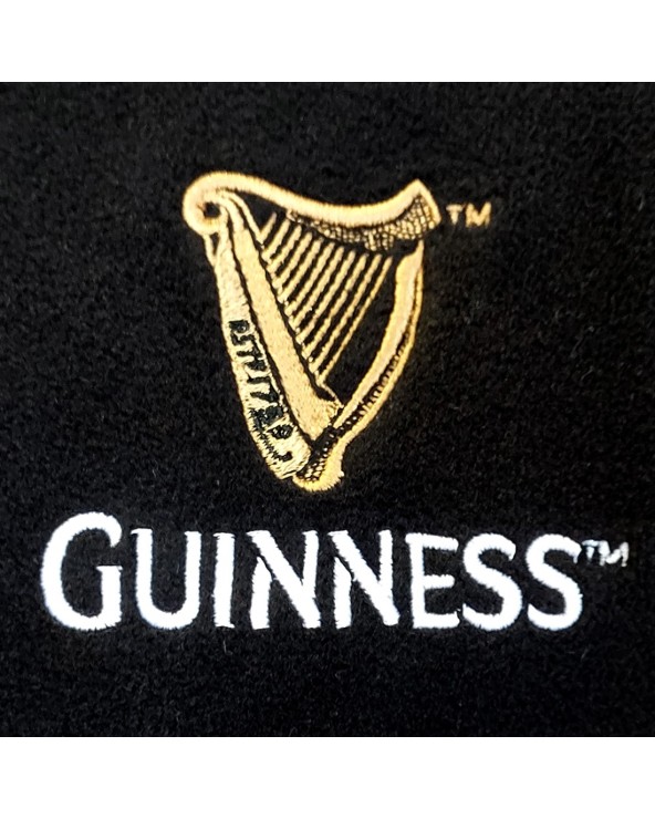 Guinness Harp Fleece in Black