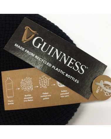 Guinness Recycled Knit Hat in Black