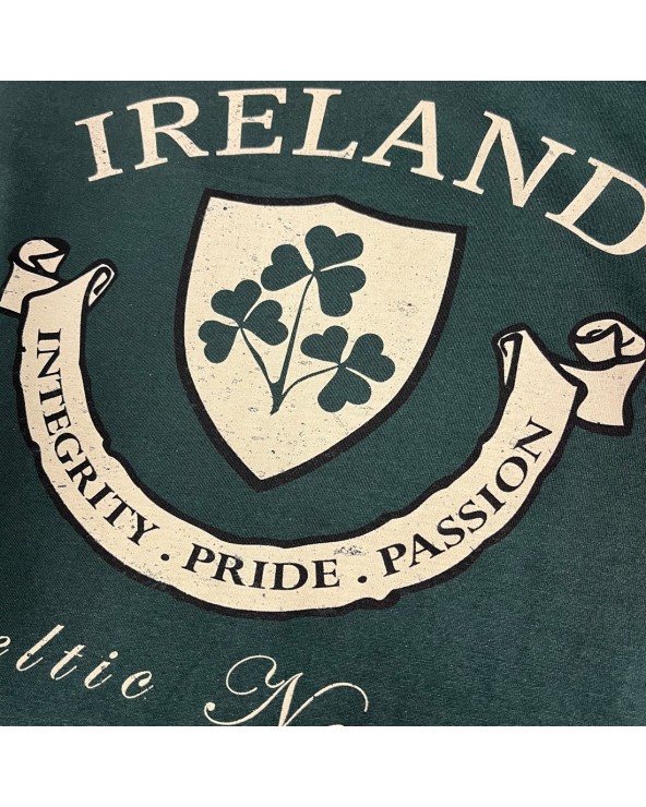Kids Ireland Crest Bottle Green T-Shirt