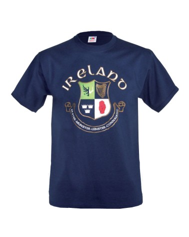 Ireland Four Province Crest Navy T-shirt