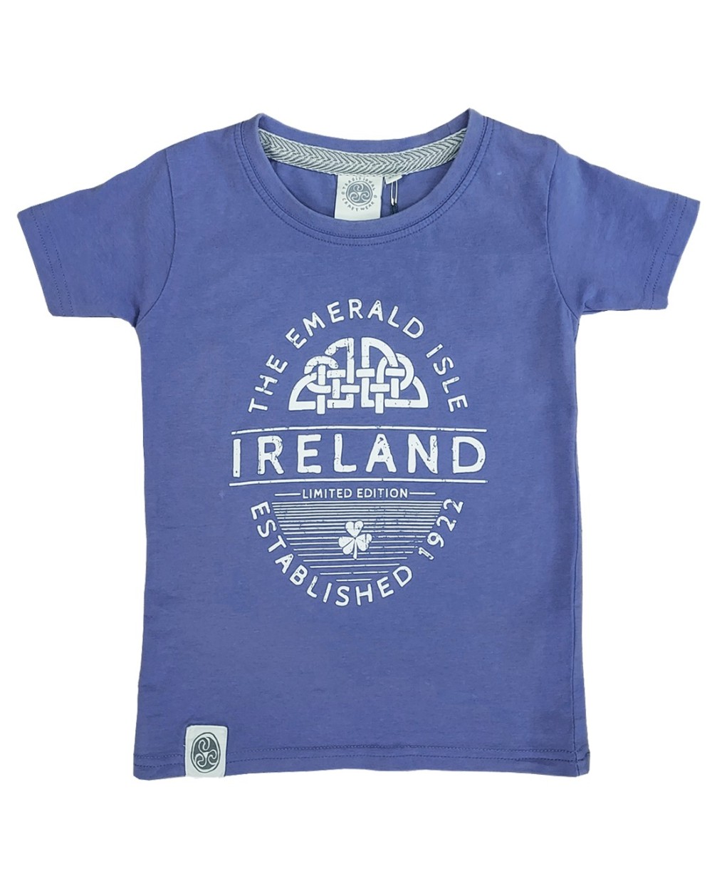 Cornflour Blue Kids Washed Premium T-shirt