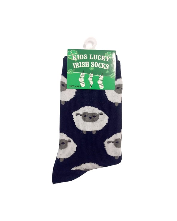 Navy Sheep Kids Socks