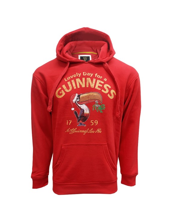 Guinness "Lovely Day for a" Hoodie in Red