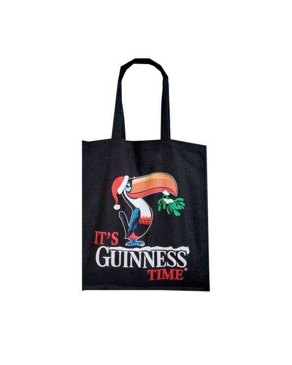 Guinness Xmas Toucan Tote Bag in Black