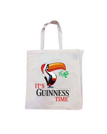 Guinness Xmas Toucan Tote Bag in Natural