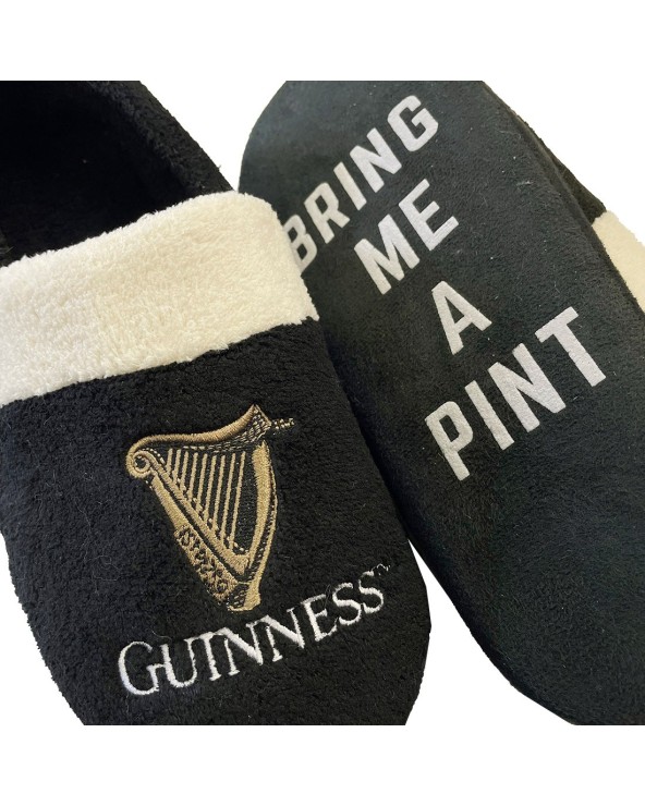 Guinness "If you can read this" Harp Slippers