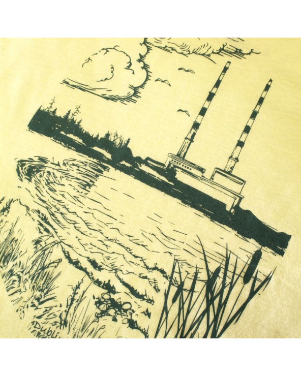 Green Island Poolbeg Sketch Short-sleeve T in Yellow
