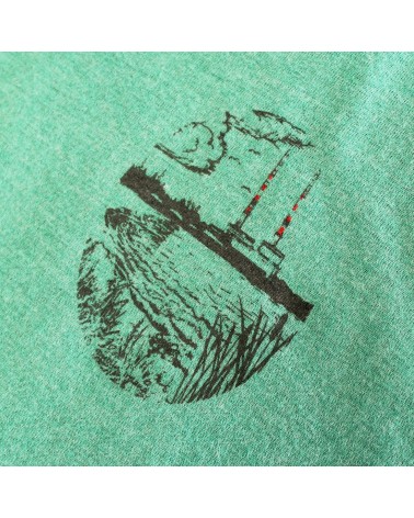 Green Island Poolbeg Sketch Short-sleeve T in Emerald