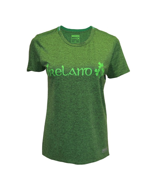 Lansdowne Sports Official Collection Green Grindle Performance Ladies T-Shirt