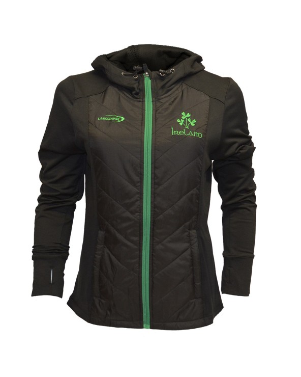 Lansdowne Sports Official Collection Black Quilted Performance Ladies Jacket