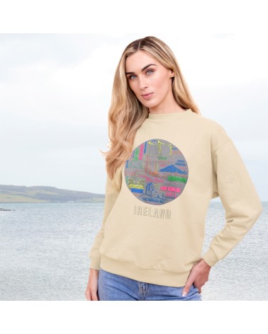 Green Island Myths & Legends Sweatshirt in Oatmeal