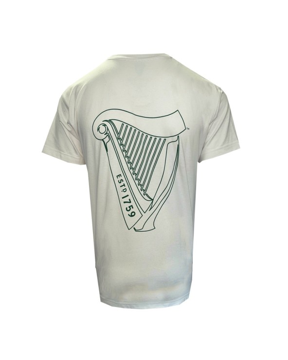 Cream and Spring Green Official Guinness T-Shirt