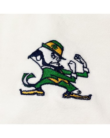 Ireland Notre Dame Sweatshirt in Cream & Blue