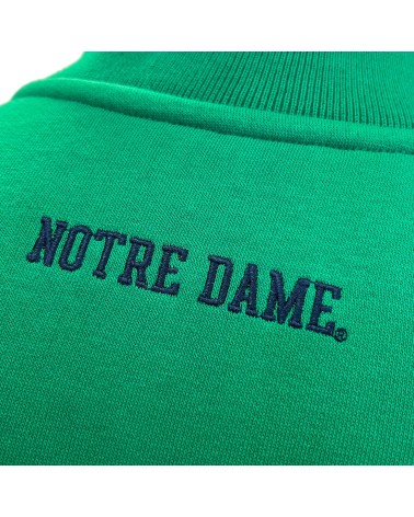 Ireland Notre Dame 1/4 Zip top in Emerald Green