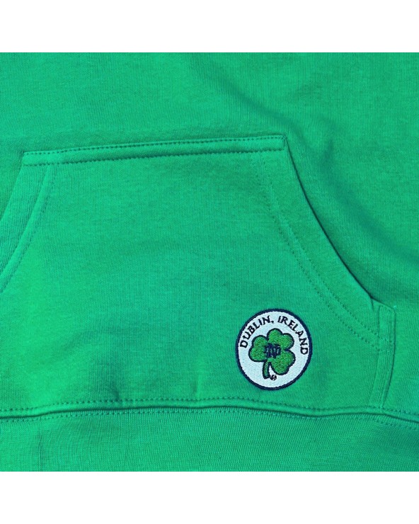 Ireland Notre Dame Kids Hoodie in Emerald & Navy